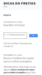 Mobile Screenshot of dicasdofreitas.com