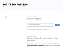 Tablet Screenshot of dicasdofreitas.com